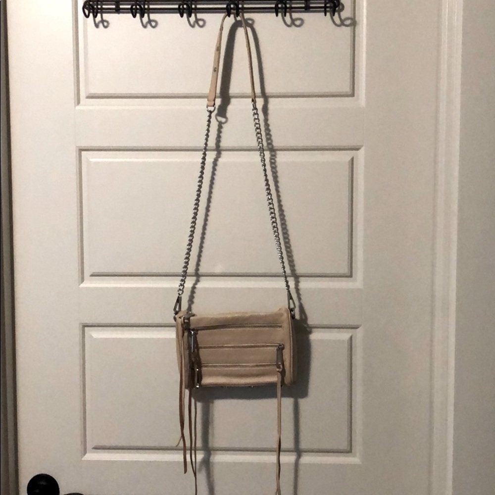 Rebecca Minkoff Mini 5 Zip Leather Crossbody Bag